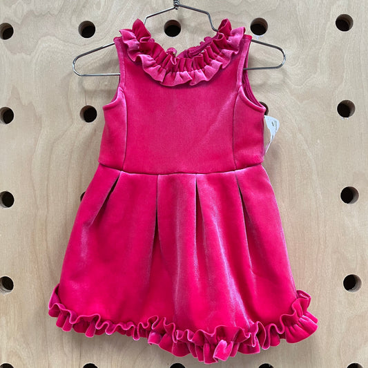 Pink Velour Dress