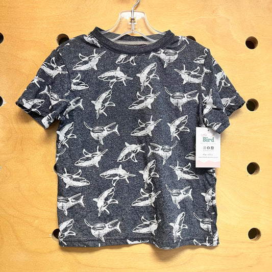 Heathered Blue Sharks Tee