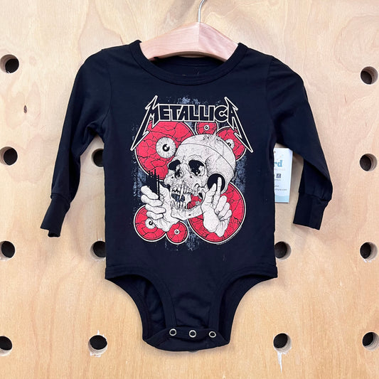 Black Organic 'Metallica' Bodysuit