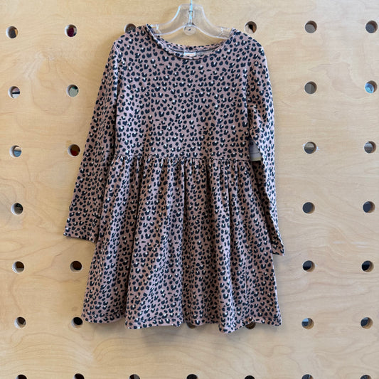 Brown/Black Cheetah Print Dress