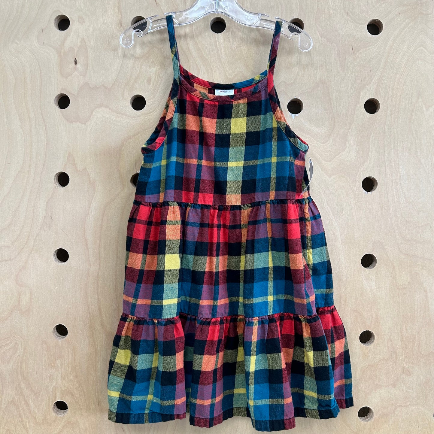 Colorful Plaid Dress