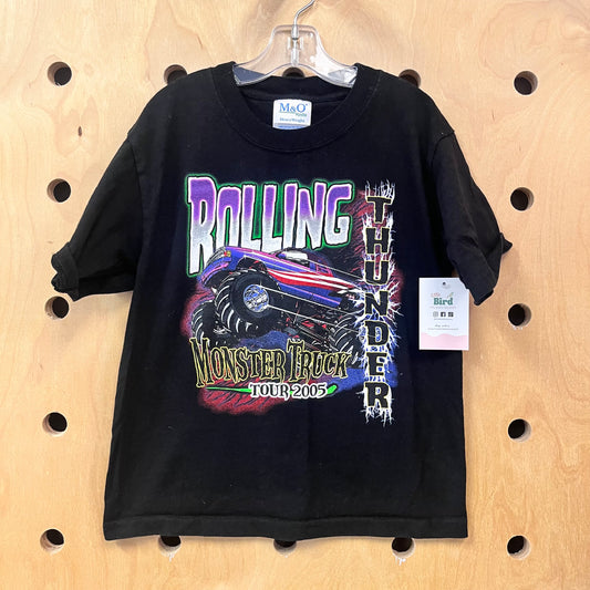 Black Monster Truck Tour Tee