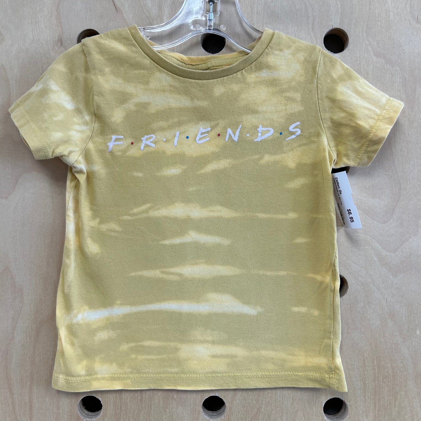Yellow Friends Tie Dye Tee