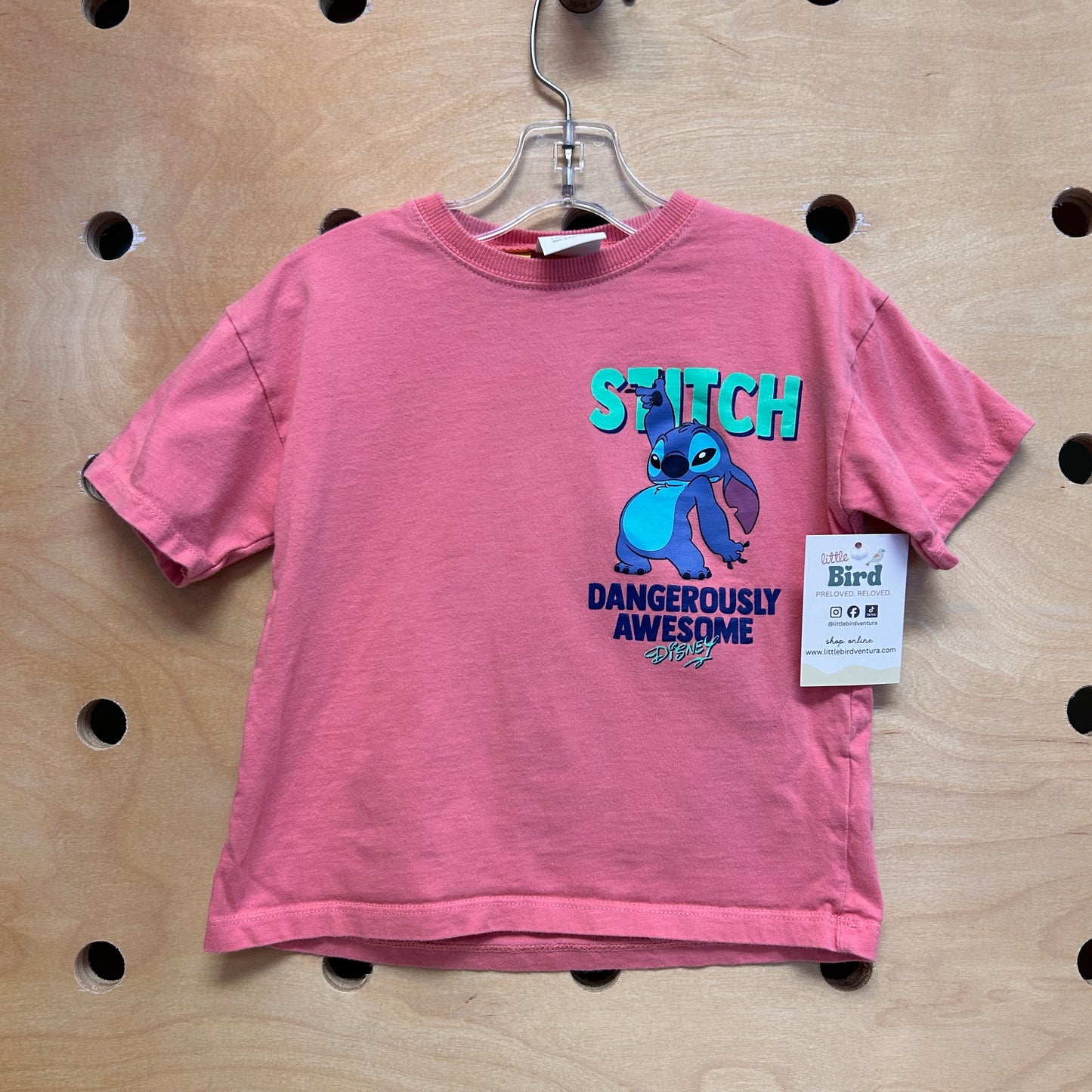 Pink Totally Awesome Stitch Tee