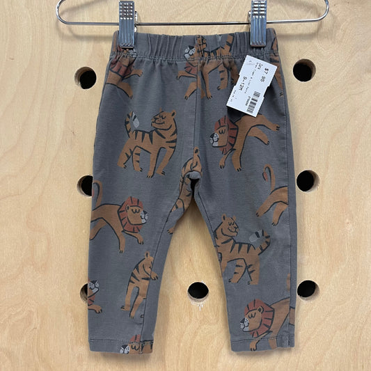 Grey Tiger & Lion Pants