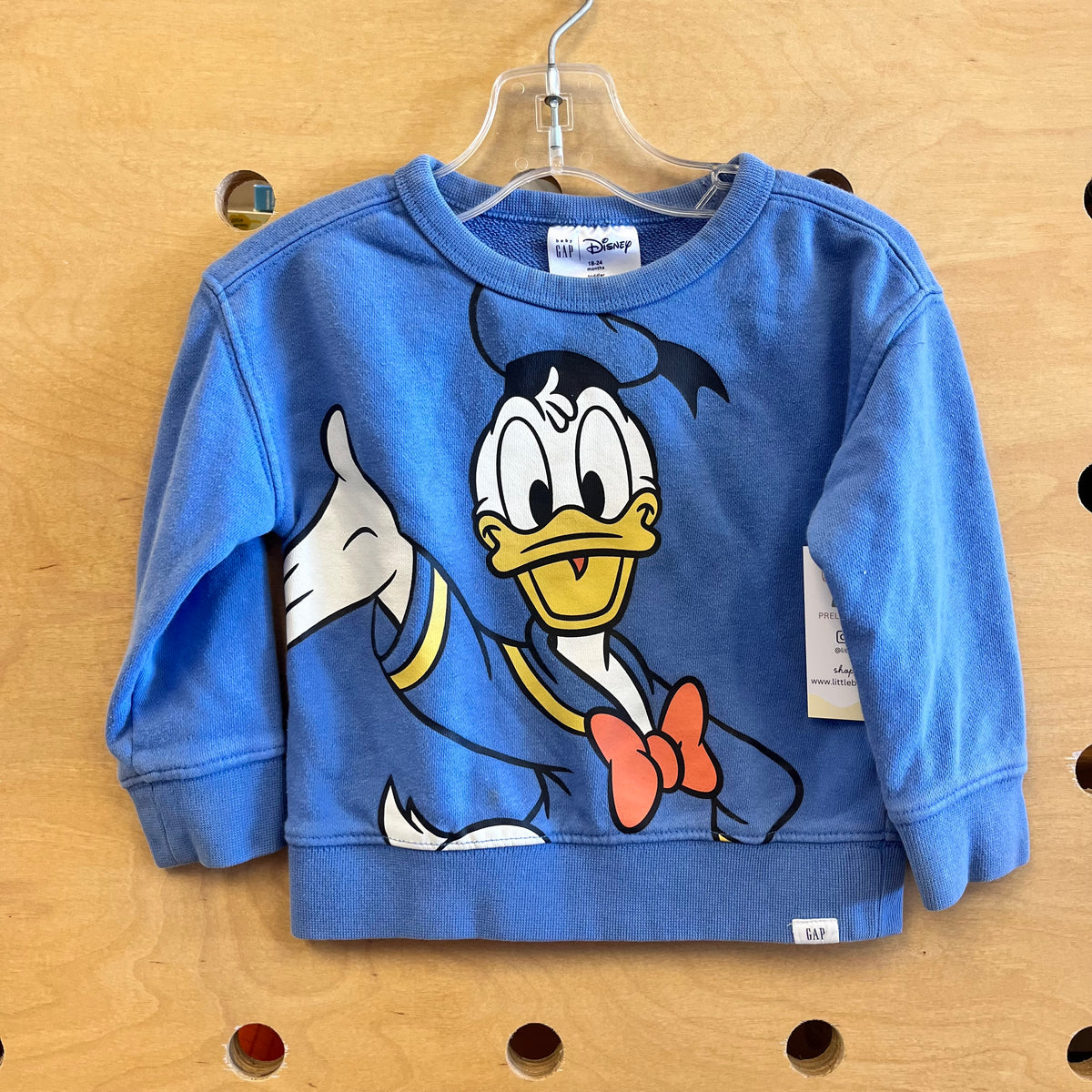 Blue Donald Duck Pullover