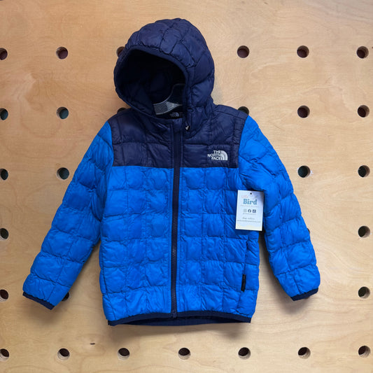 Two Toned Blue Puffer Jacket