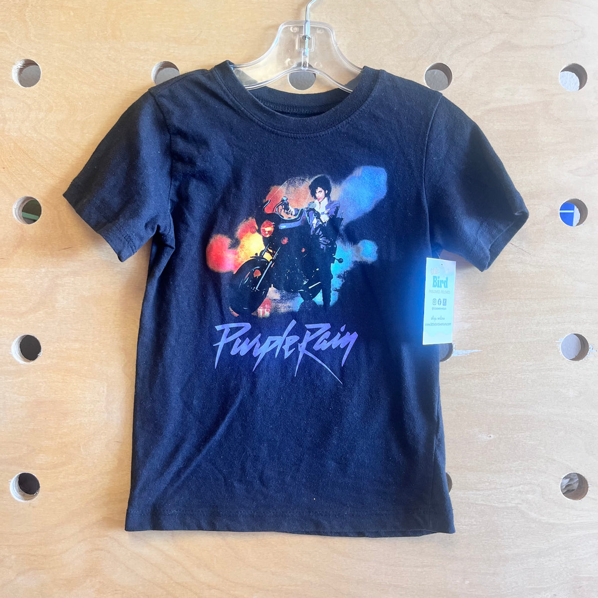 Black Purple Rain Tee