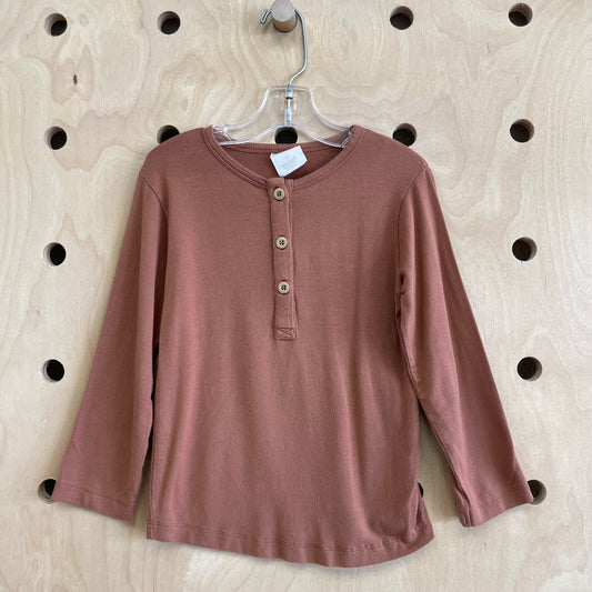 Brown Modal LS Henley
