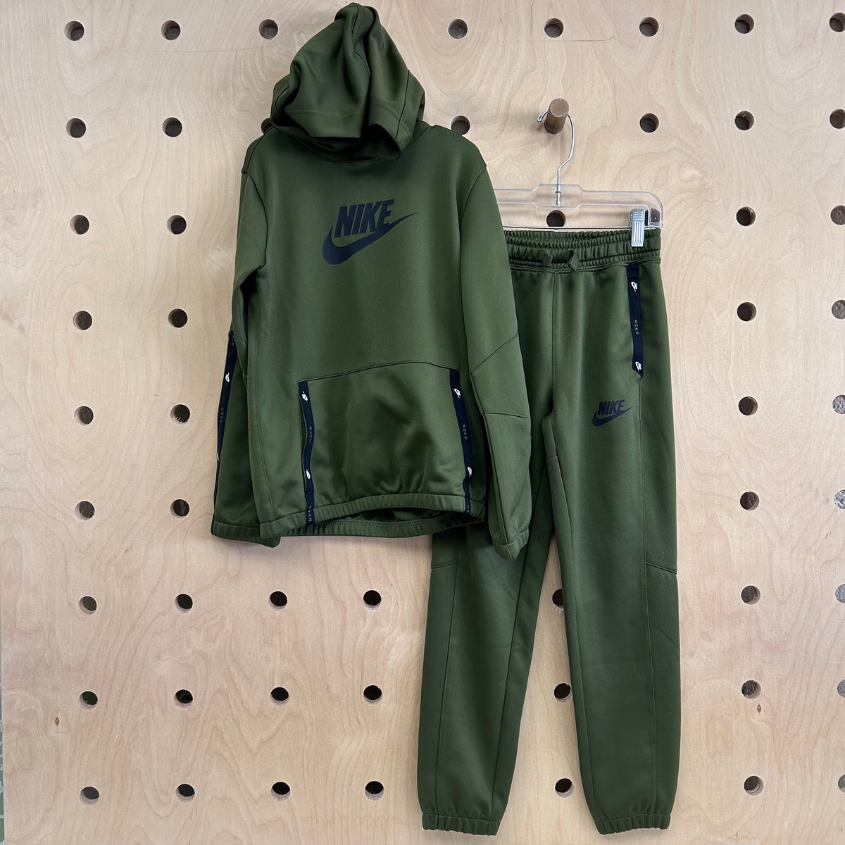 Green & Black Hoodie & Joggers