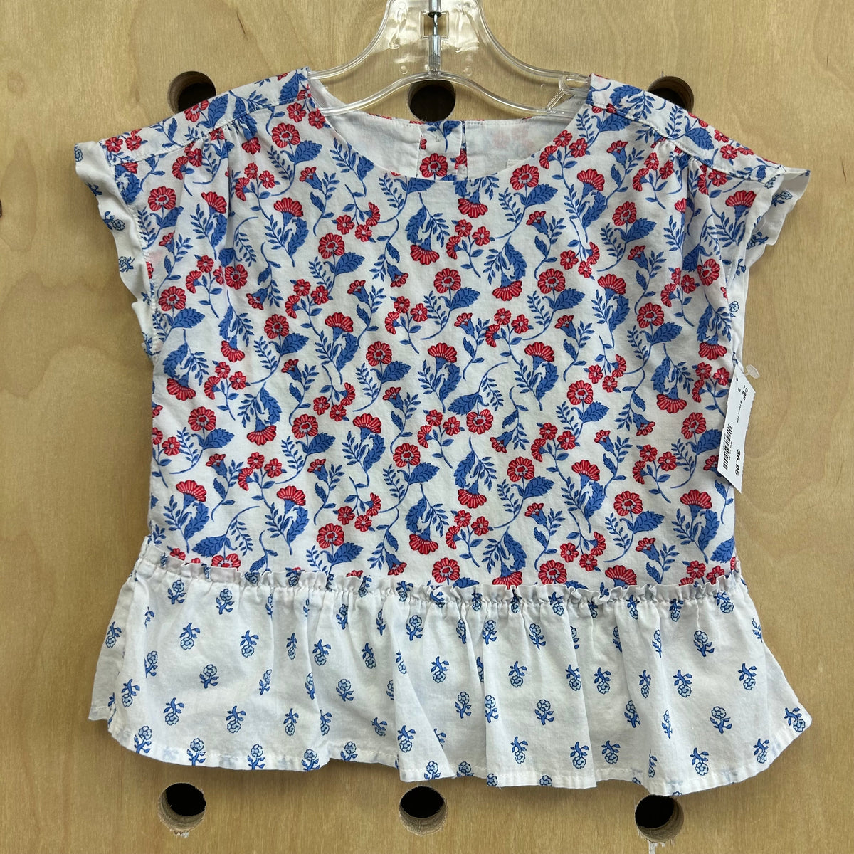 R, W + B Floral Top