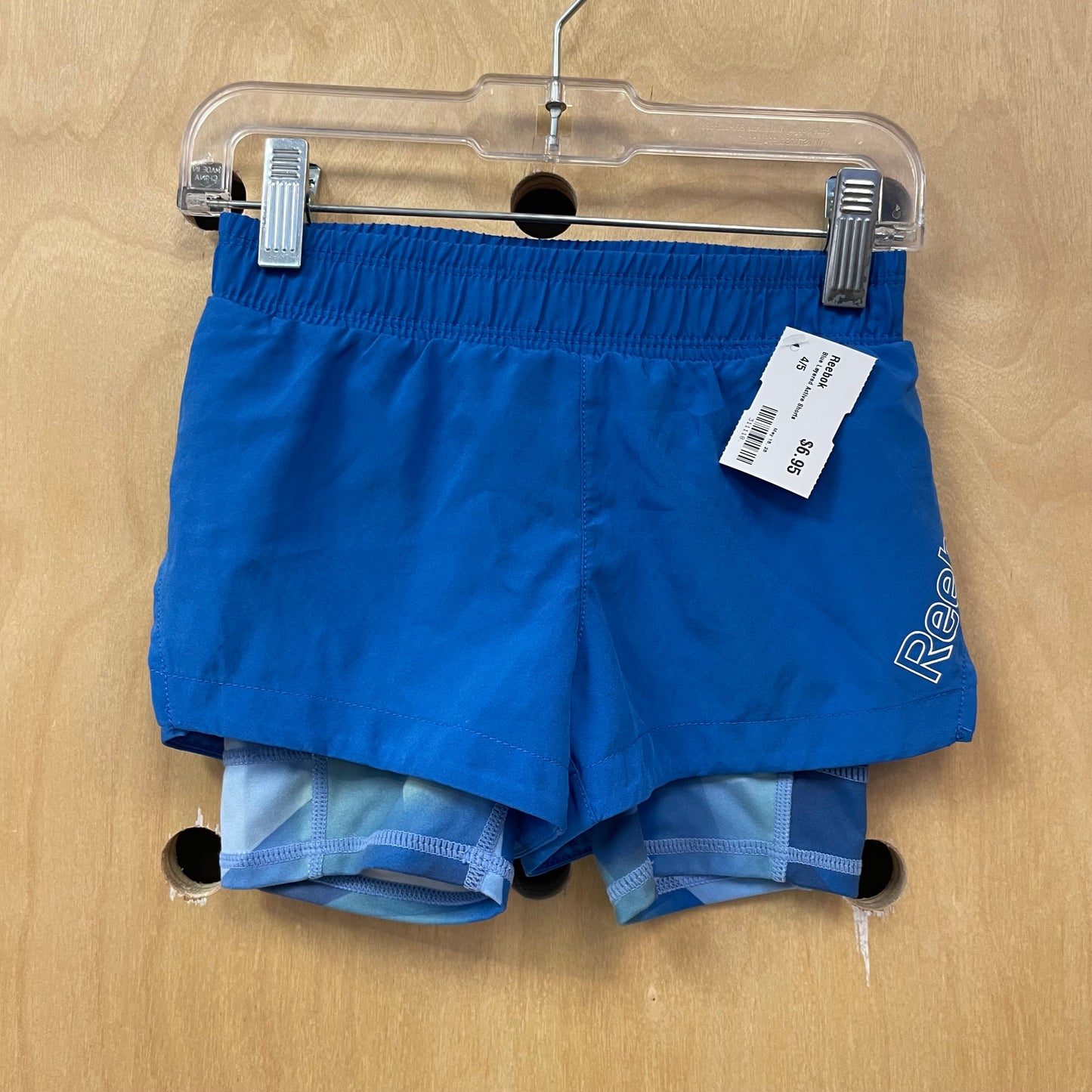 Blue Layered Active Shorts