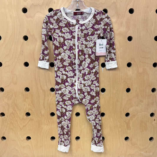 Purple Floral Zippy