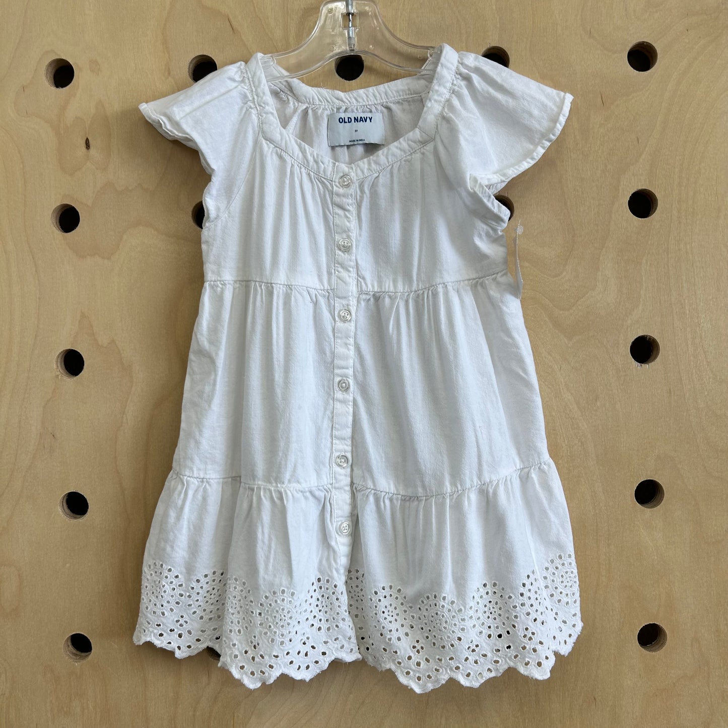 White Eyelet Dress