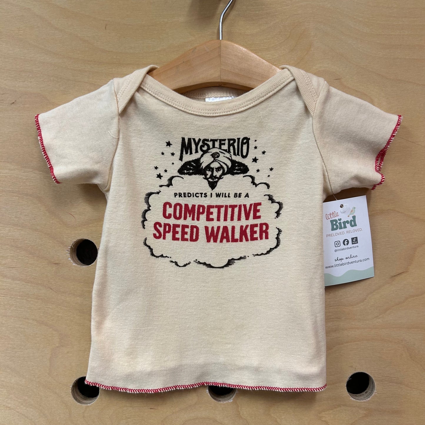 Tan 'Competative Speed" Tee