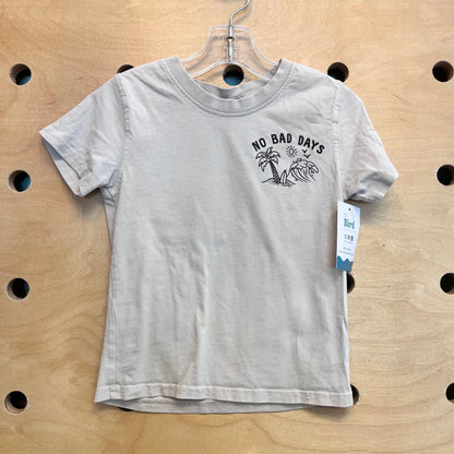 Tan 'No Bad Days' Cotton Tee