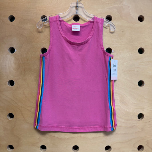 Pink Rainbow Striped Tank