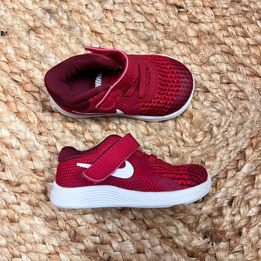 Red Revolution 4 Velcro Running Sneakers