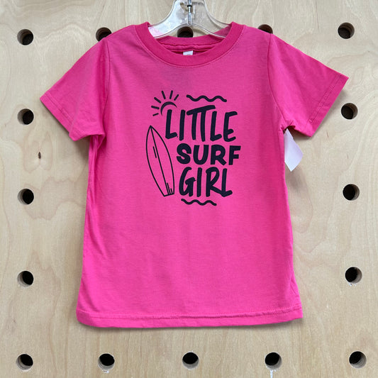Pink Little Surf Girl Tee NEW!