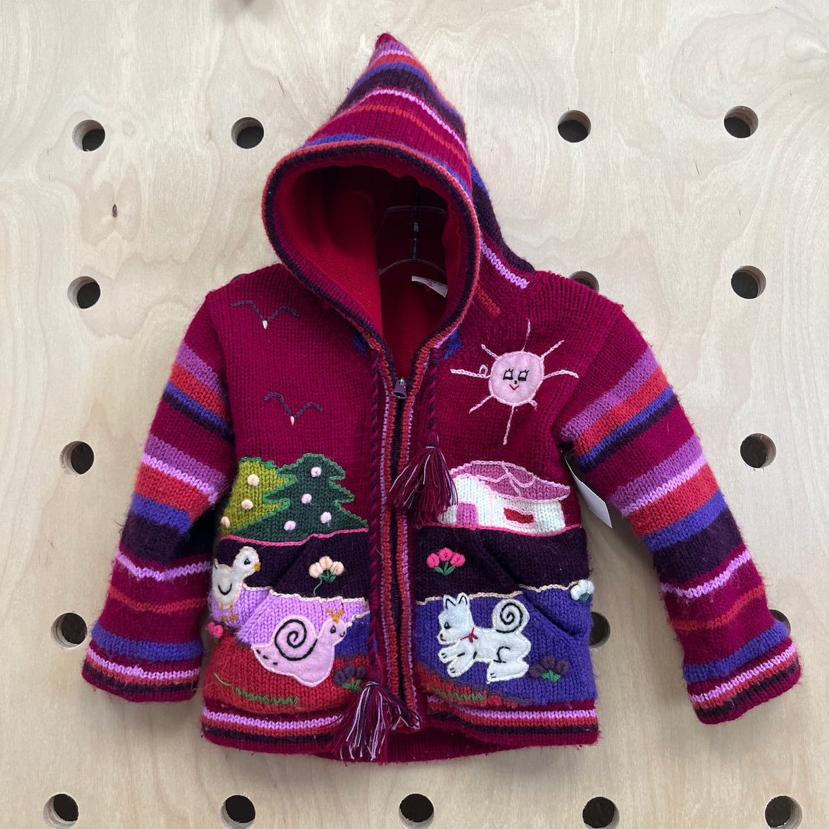 Purple Peruvian Sweater