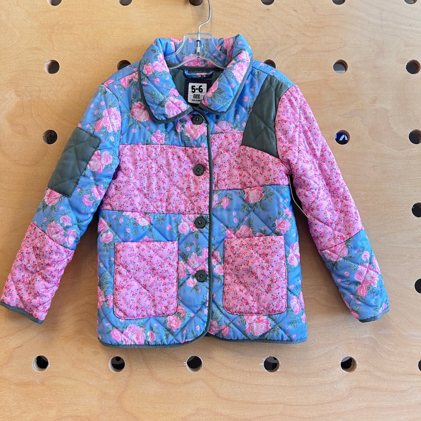 Blue & Pink Patchwork Jacket