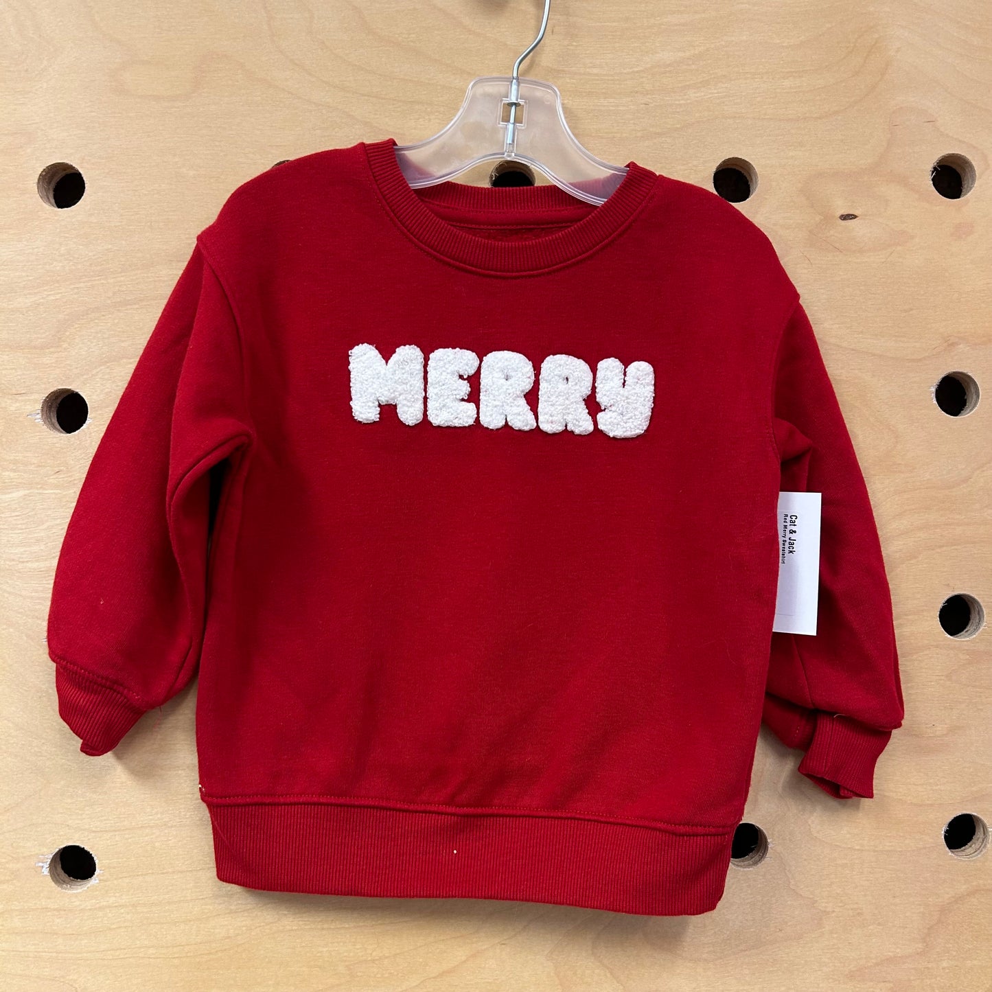 Red Merry Sweatshirt