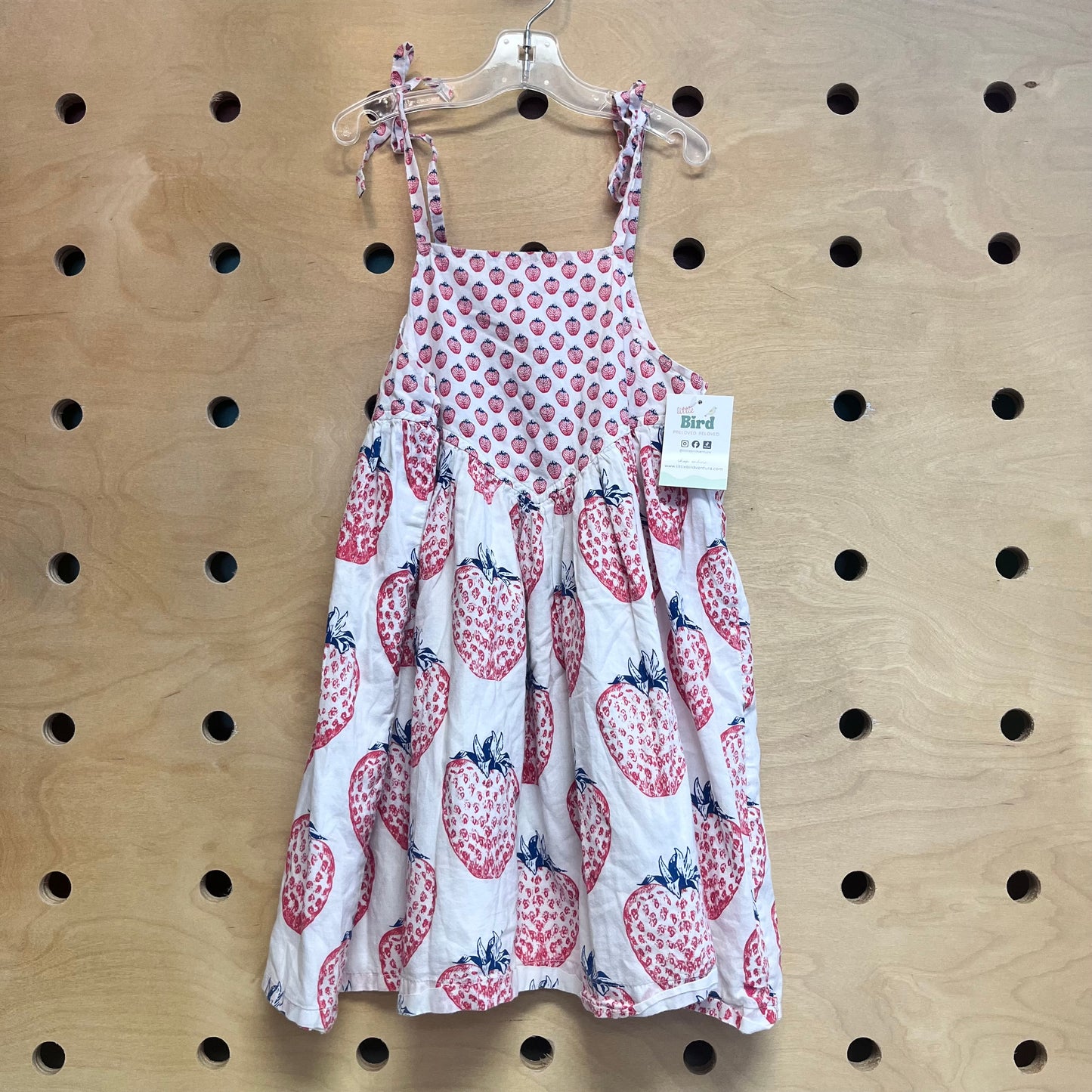 White Strawberries Dress