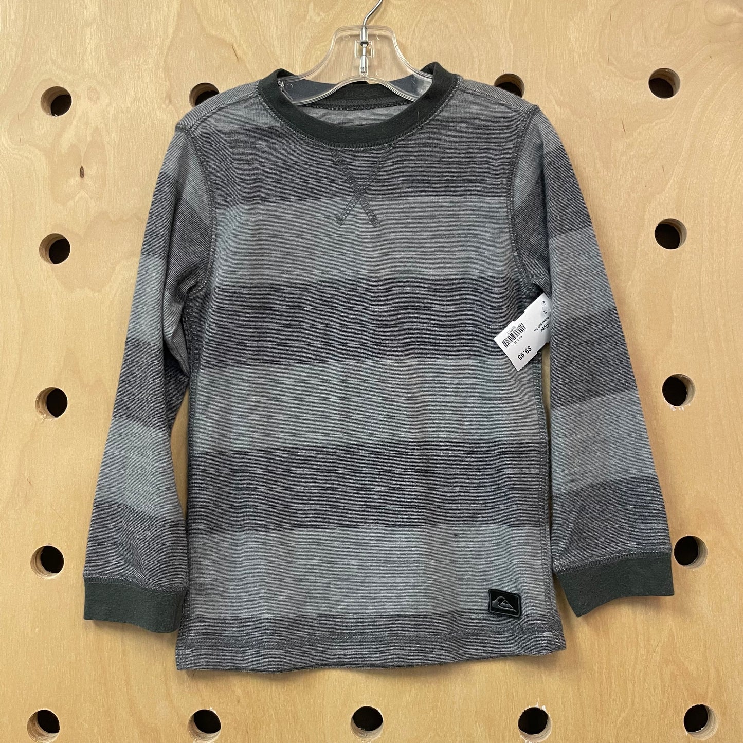 Grey Striped Soft Tee