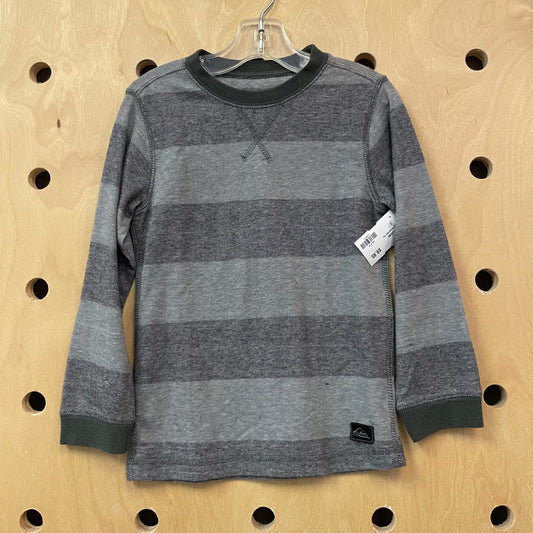 Grey Striped Soft Tee