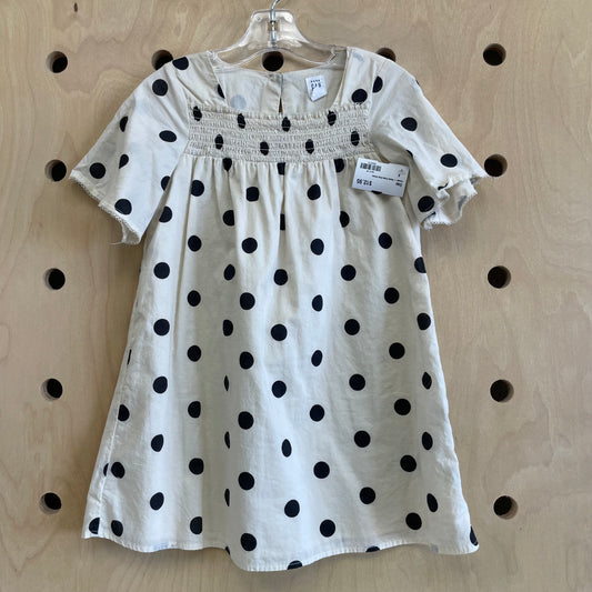 Cream + Black Polka Dots Dress