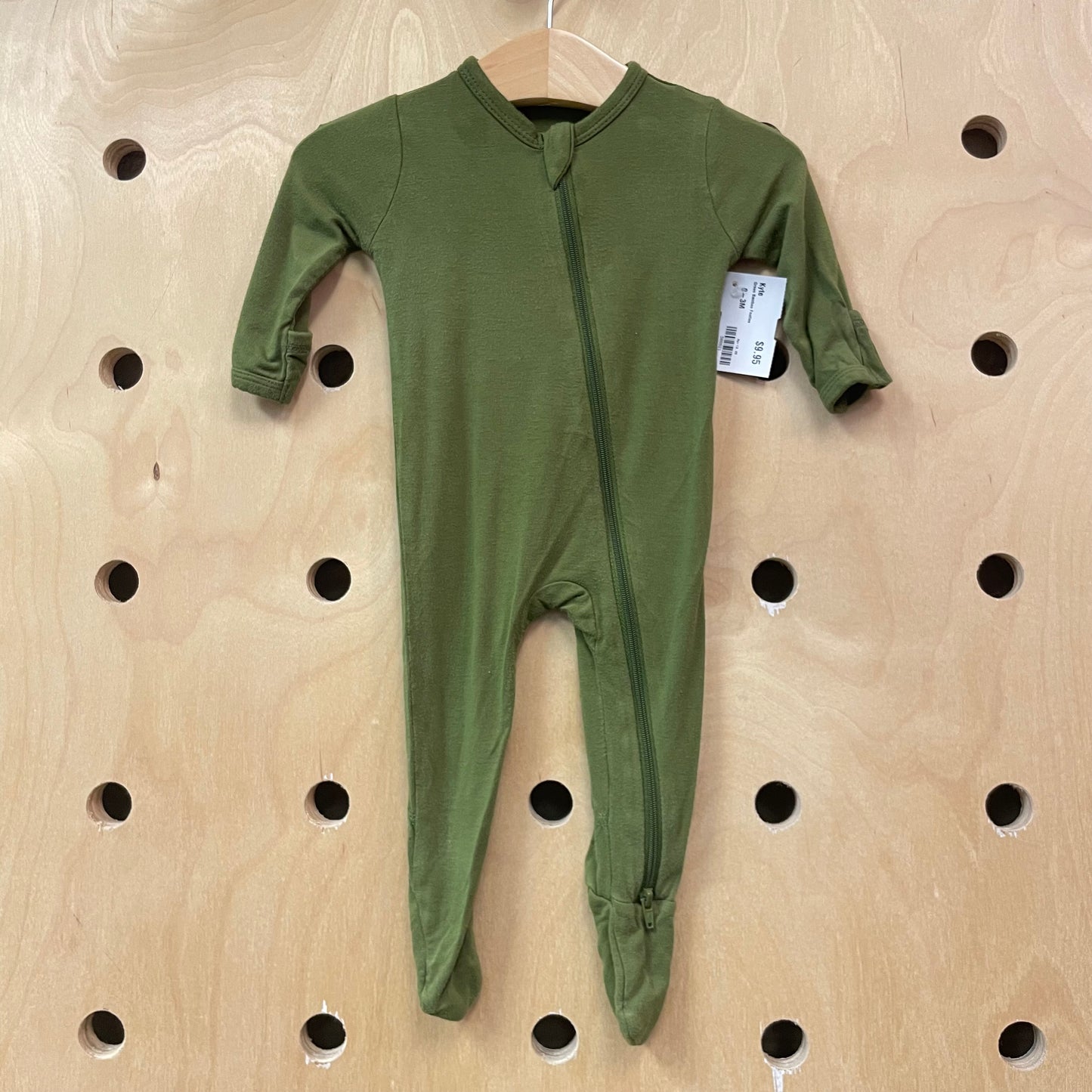 Green Bamboo Footies