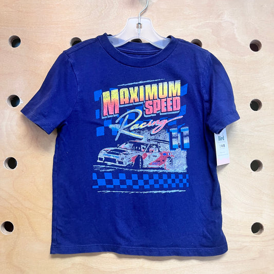 Blue 'Maximum Speed' Tee