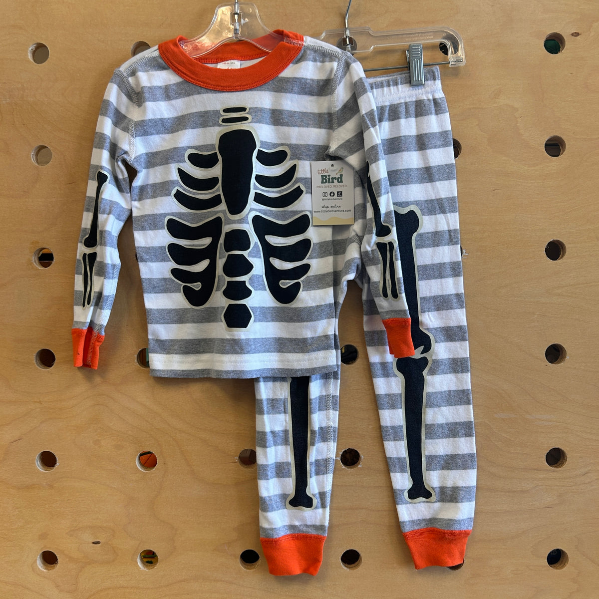 Grey Skeleton Organic Pajamas