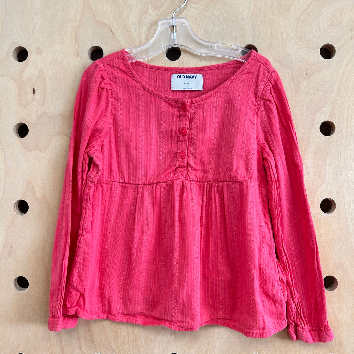 Pink LS Top