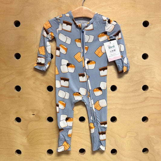 Blue Bamboo S'mores Zippy