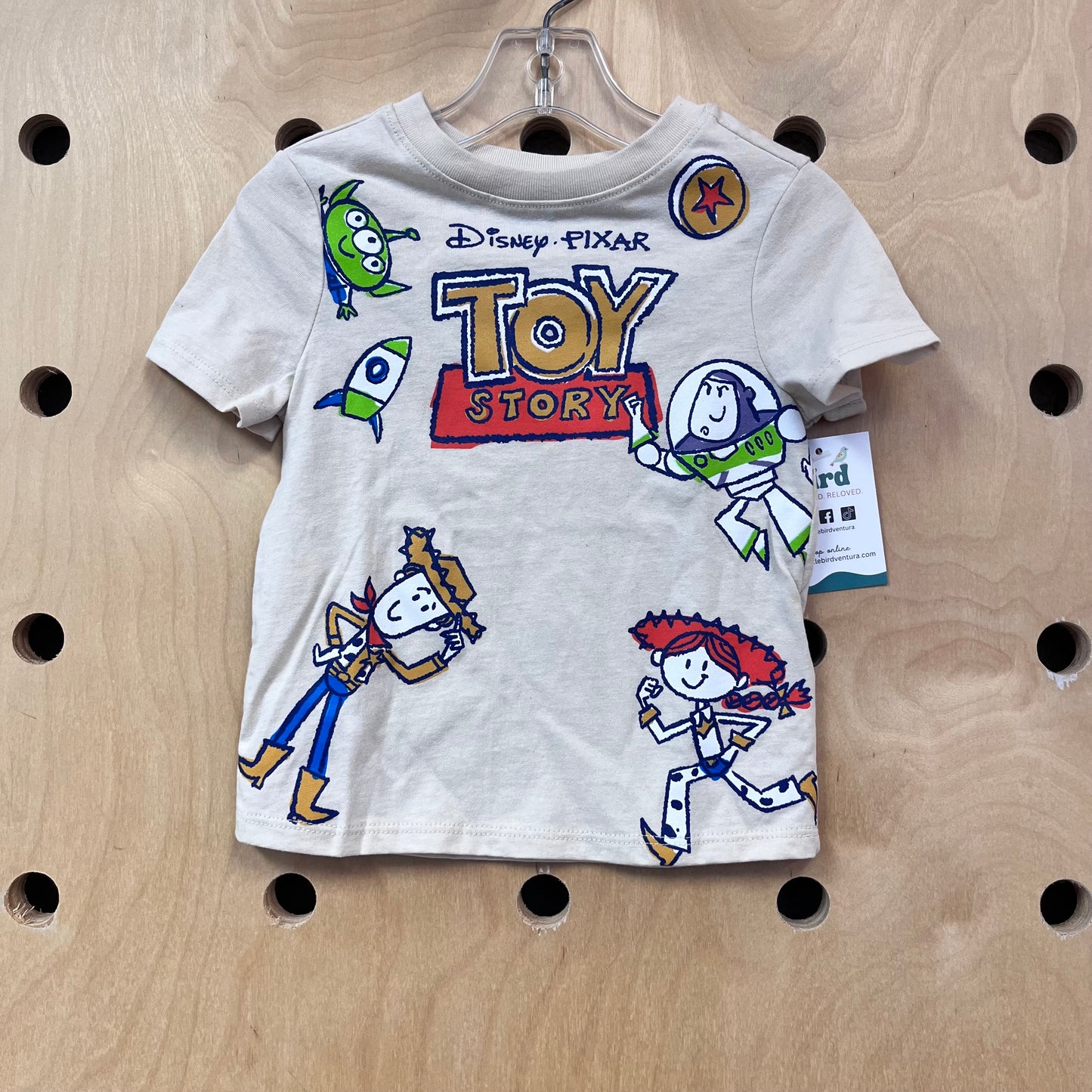 Cream Toy Story Tee NEW!