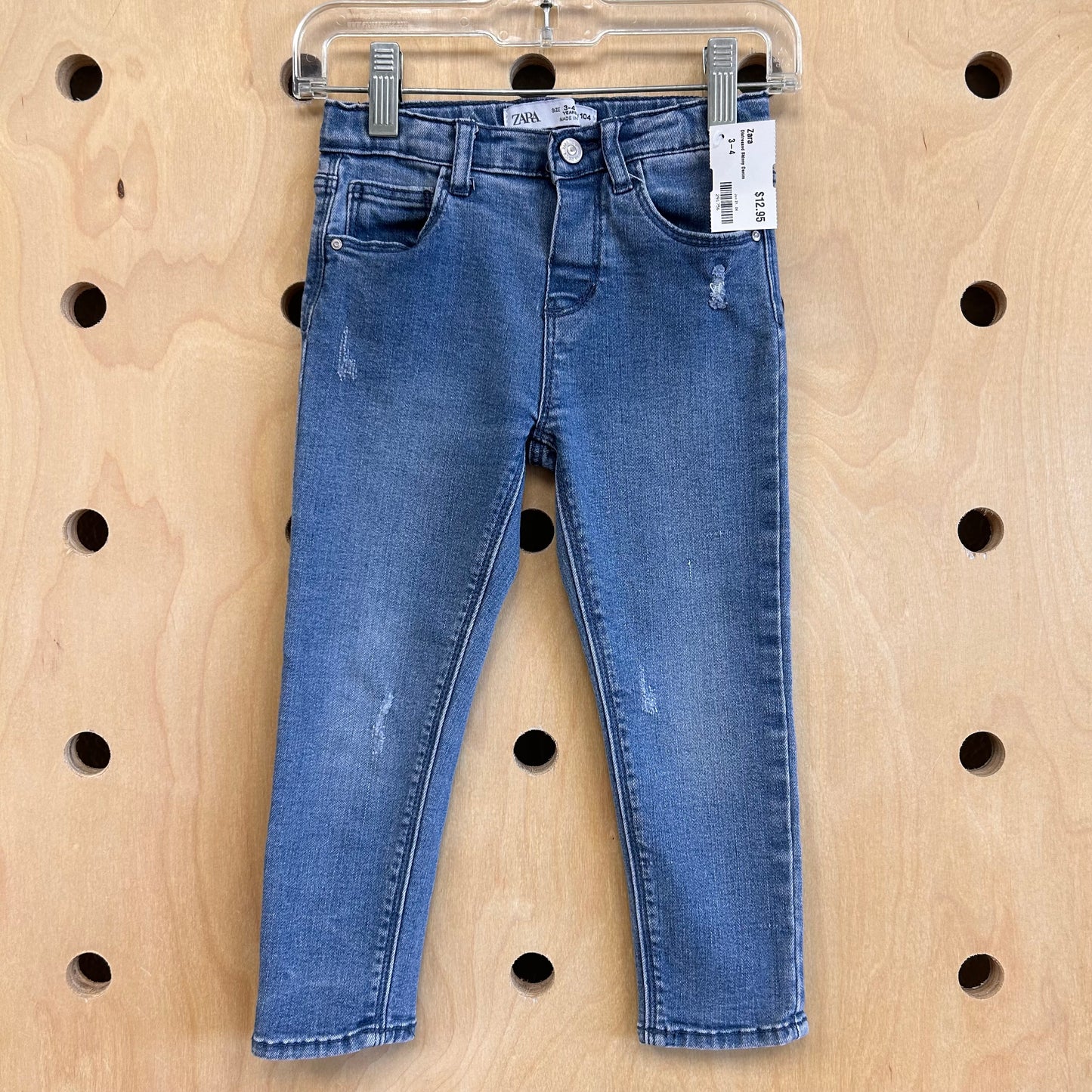Distressed Skinny Denim