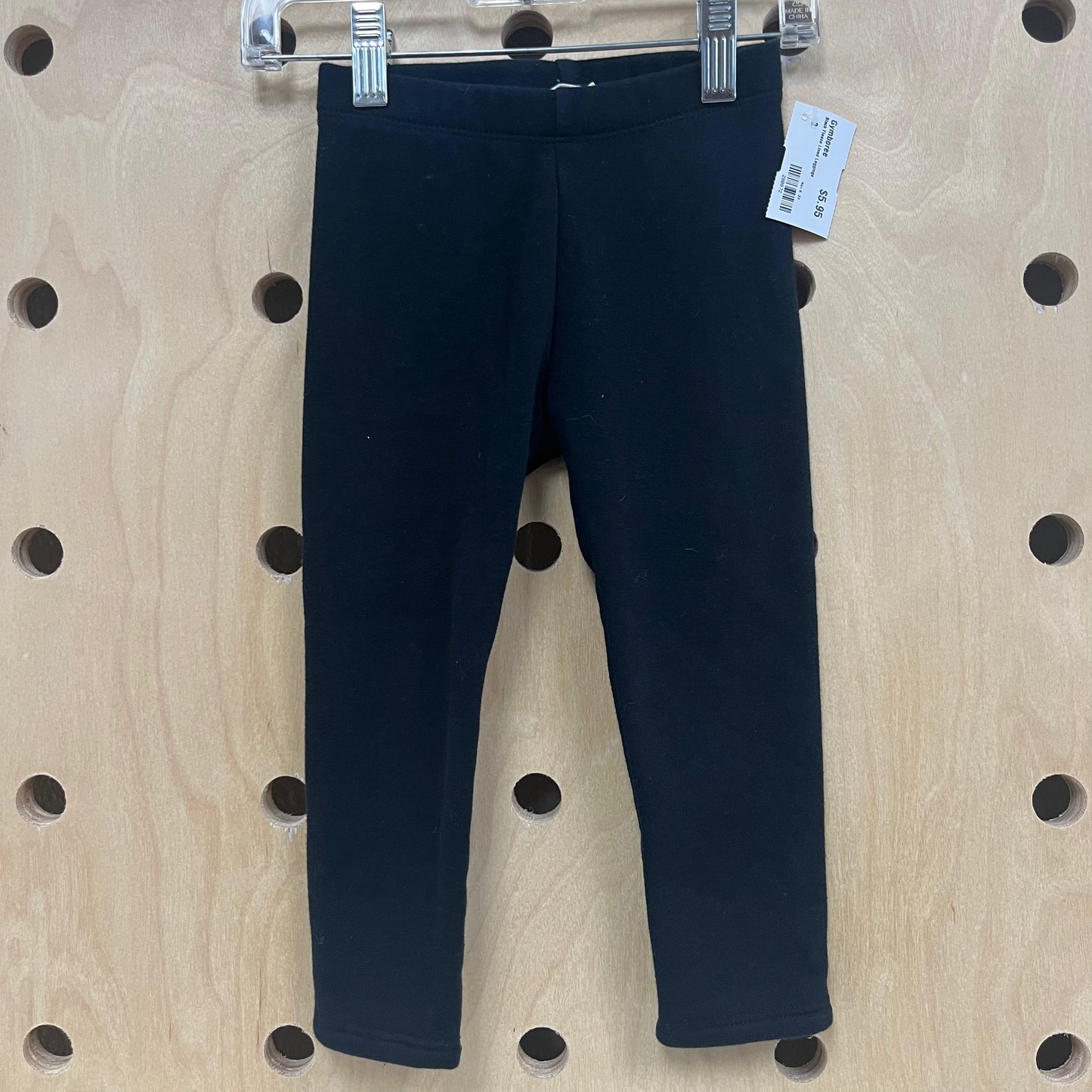 Black Fleece Lined Leggings