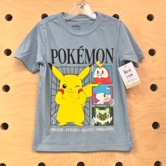 Blue 'Pokemon' Tee