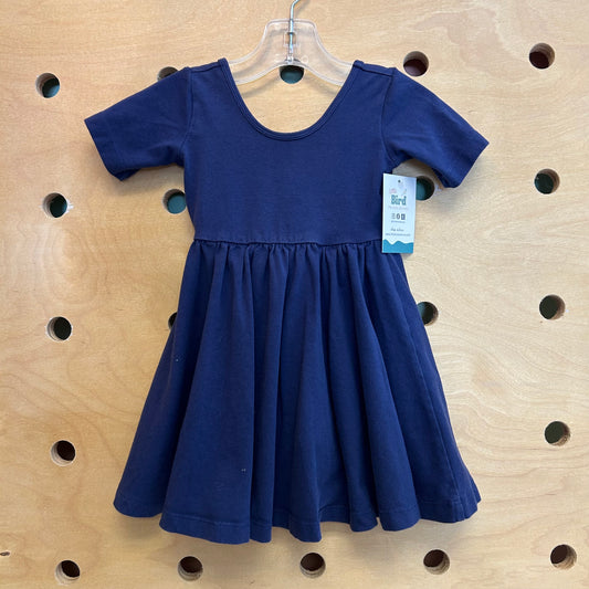Navy Twirl Dress
