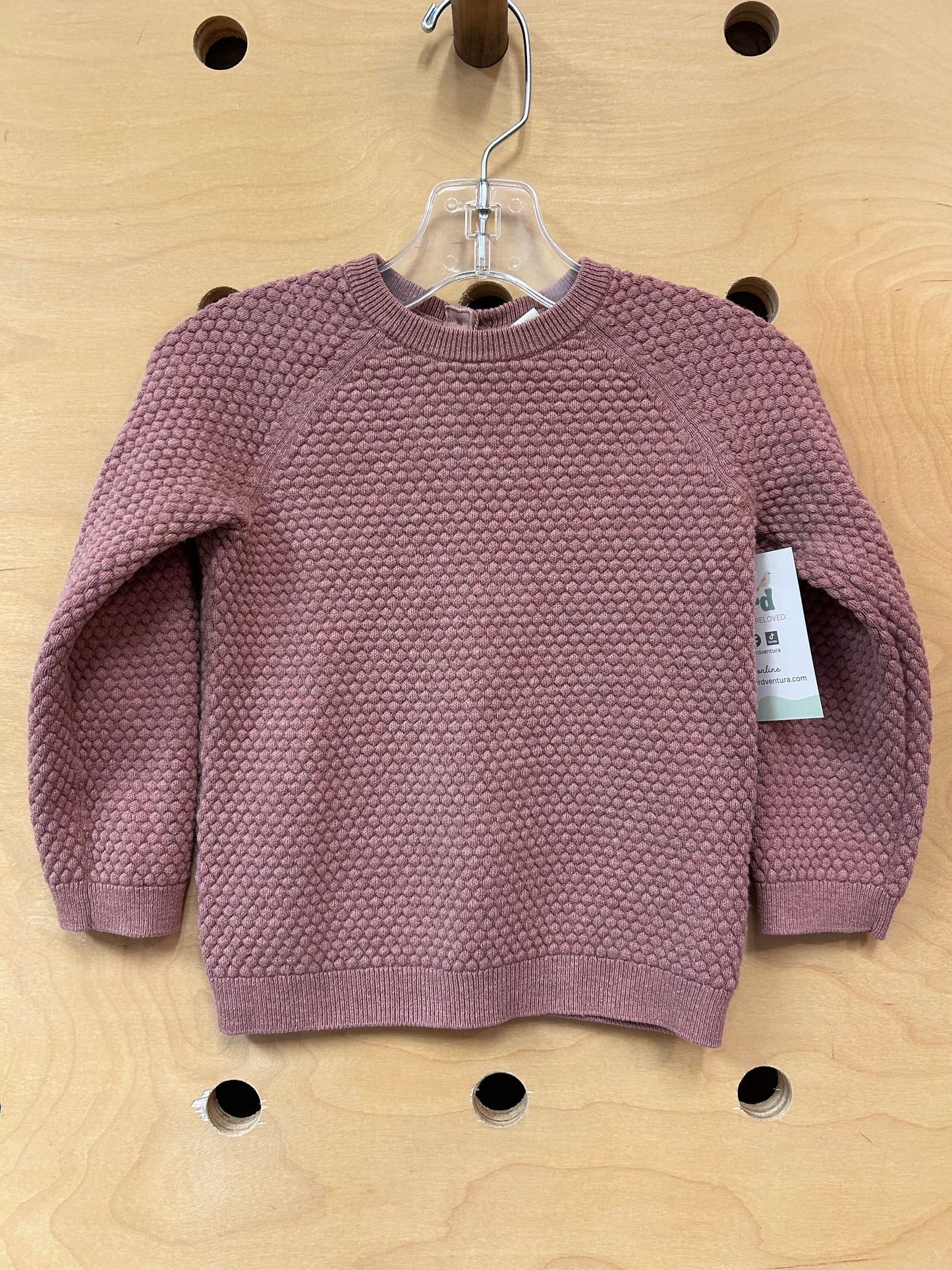 Blush Pink Textured LS