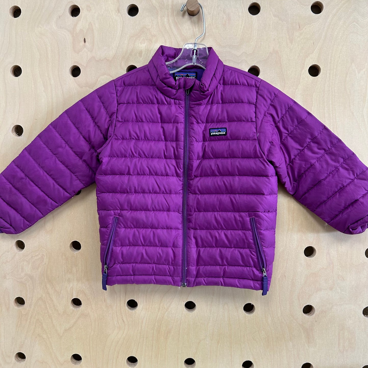 Purple Down Sweater Jacket