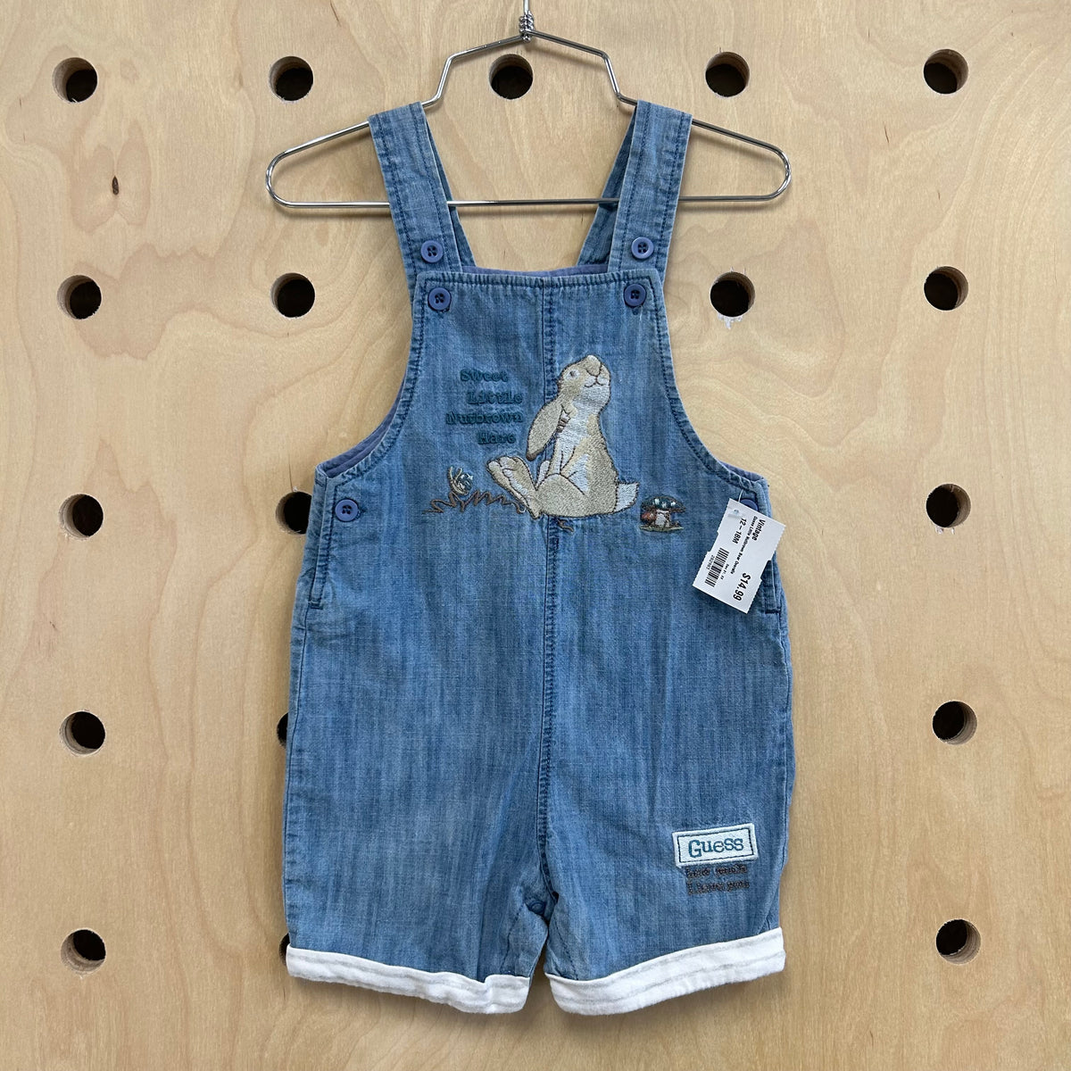 Guess Little Nutbrown Bear Overalls