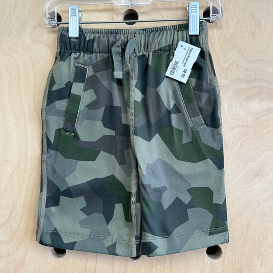 Green Camo Active Shorts