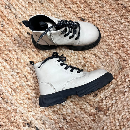 Beige Chunky Boots