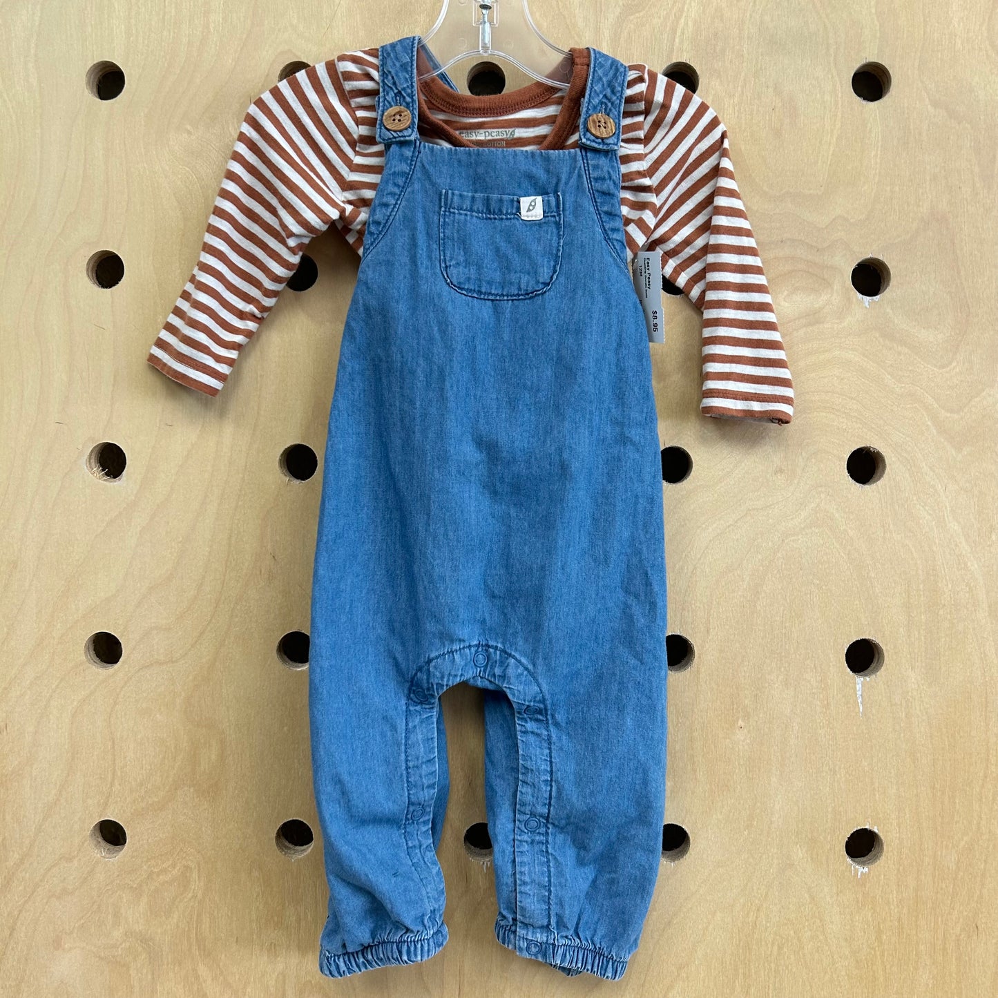 Chambray Overalls Outfit