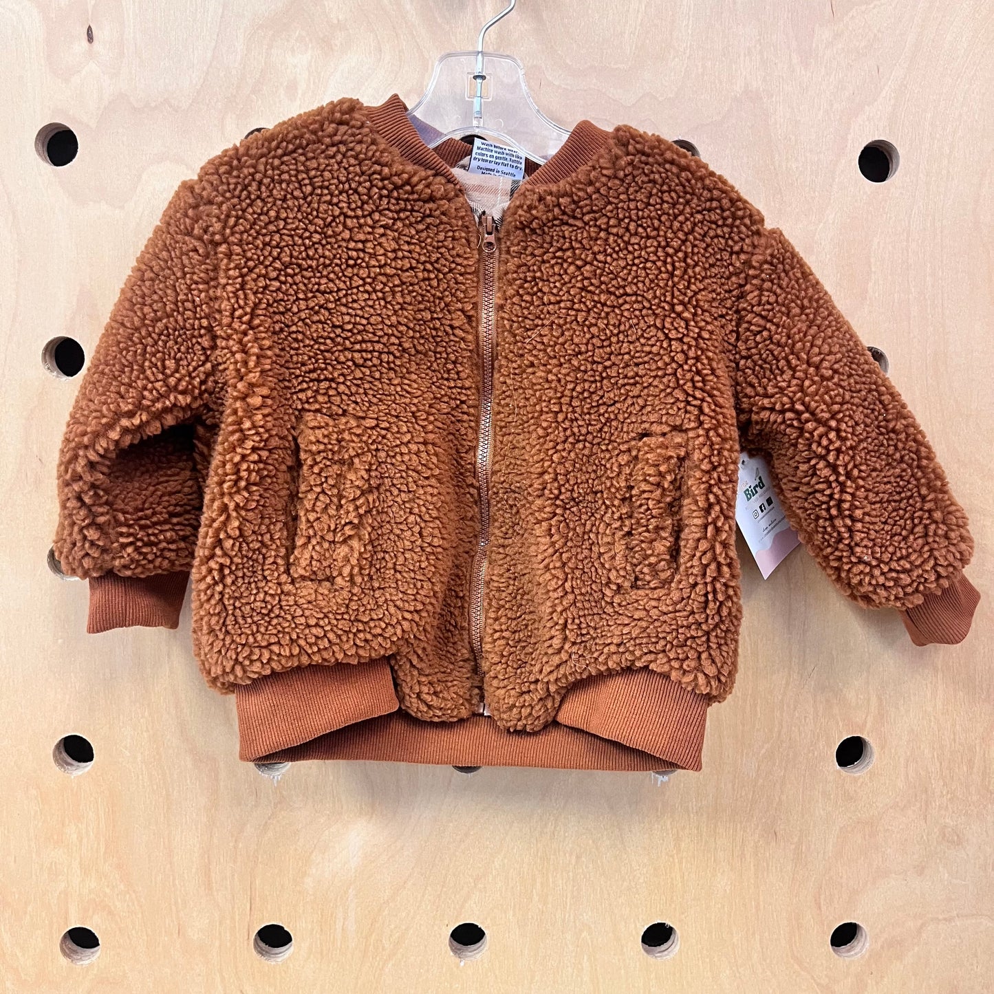 Brown Sherpa Jacket