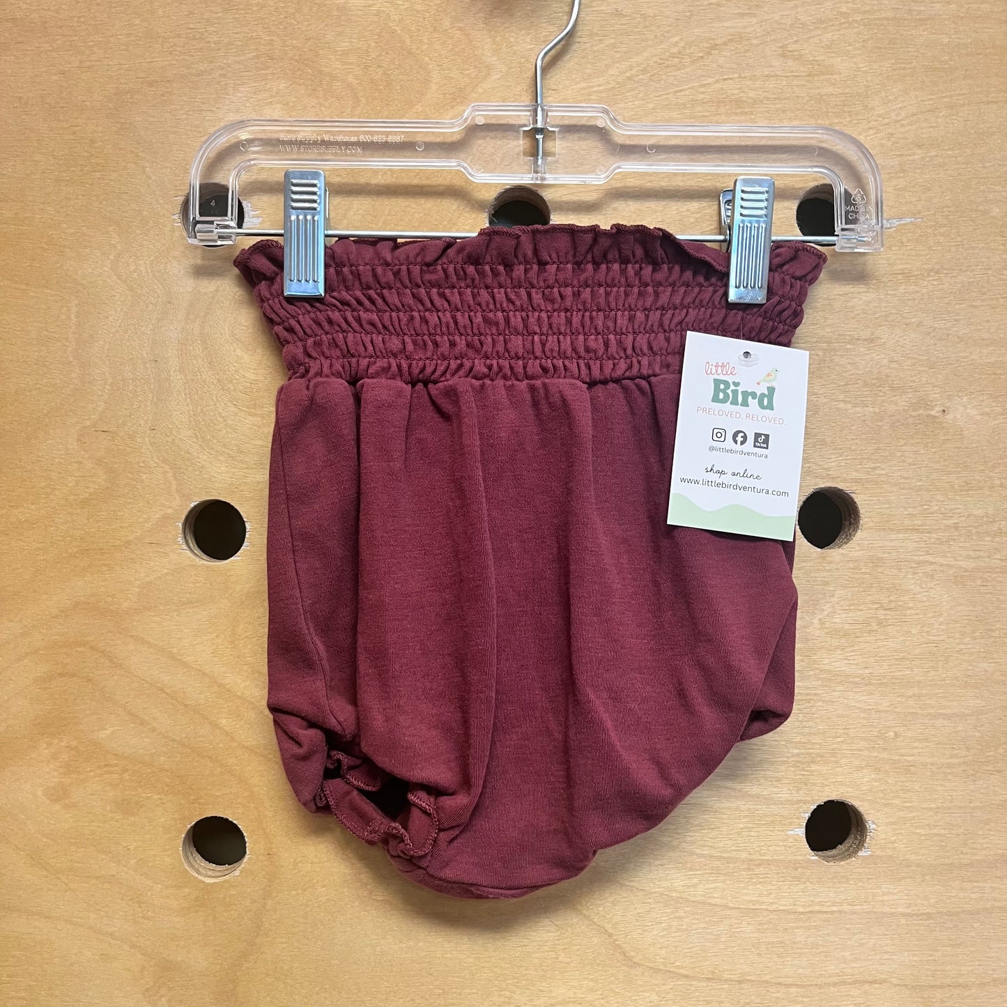 Maroon Organic Bloomers