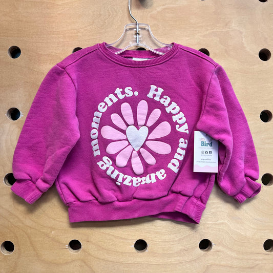 Pink 'Happy Moments' Pullover