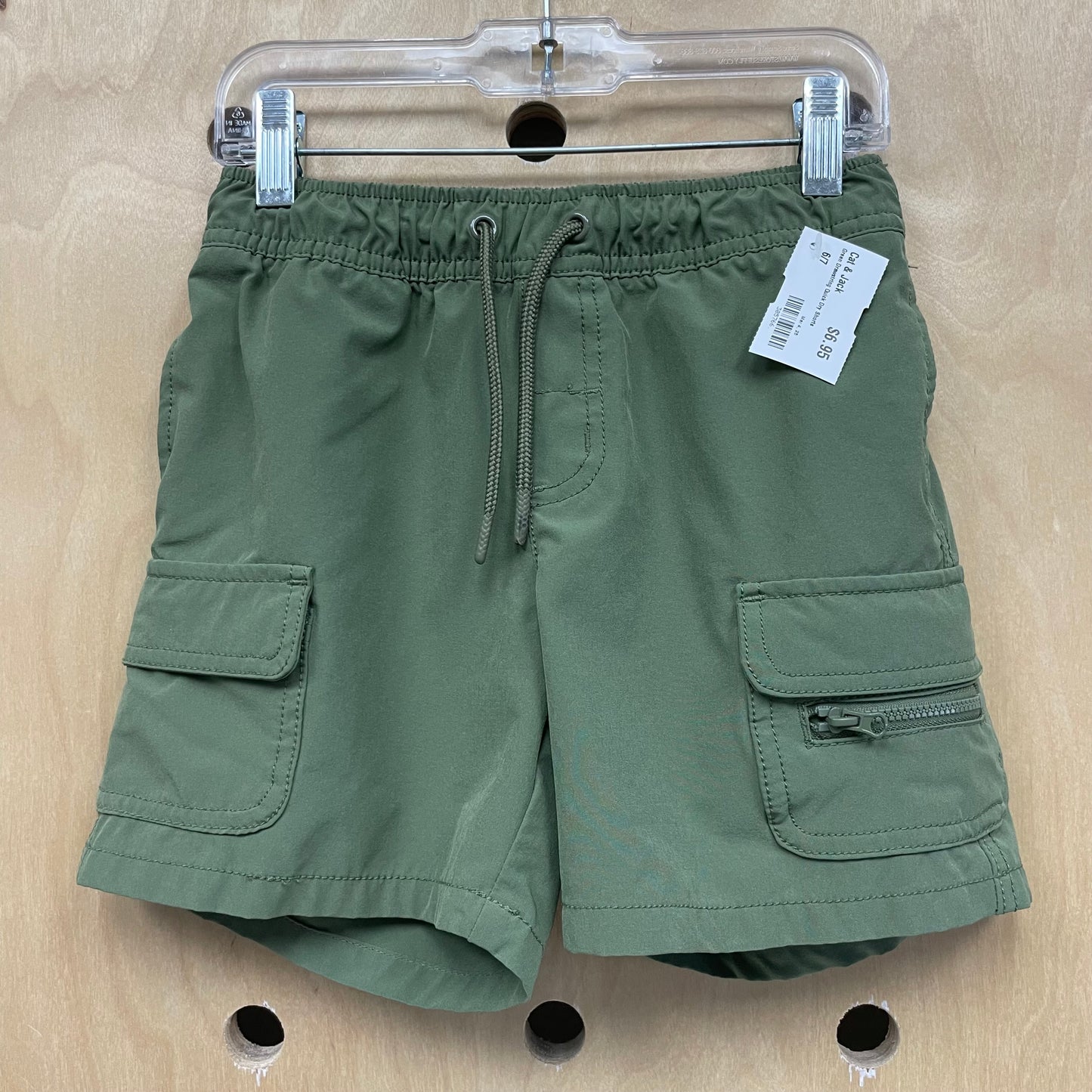 Green Drawstring Quick Dry Shorts